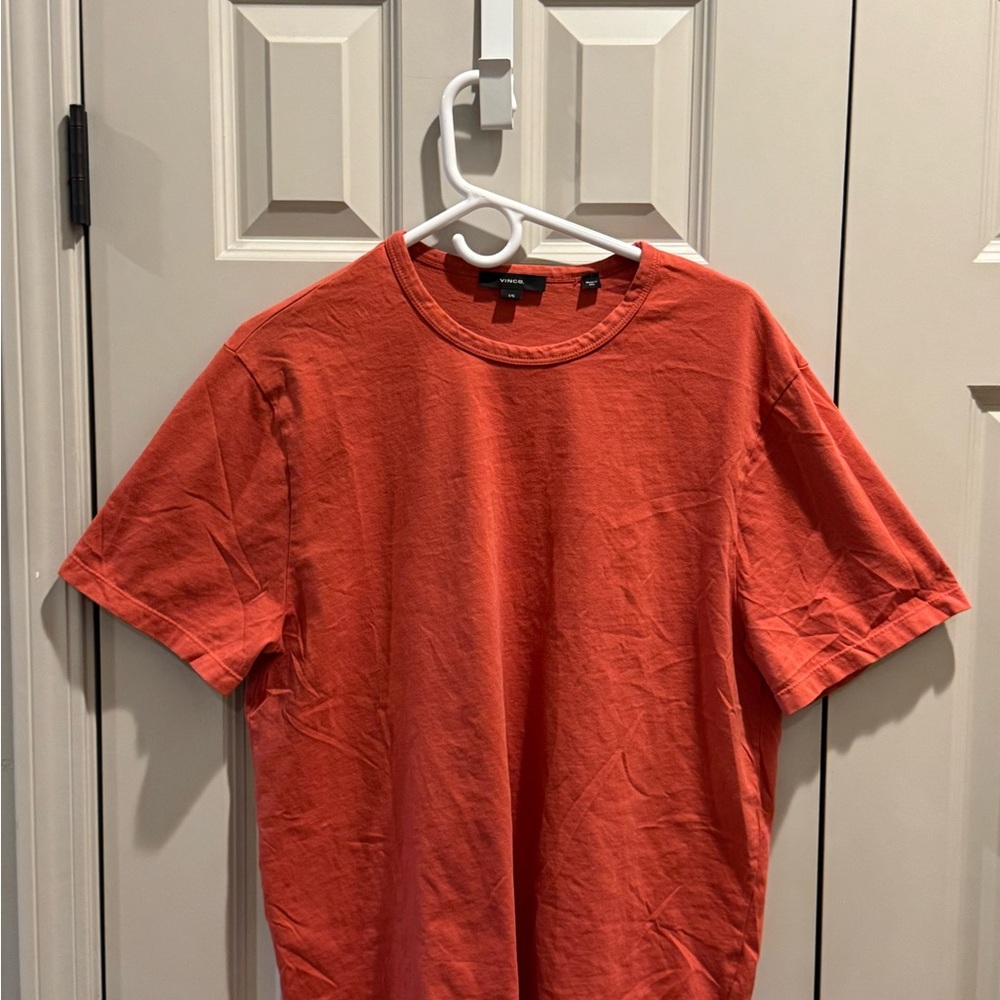 Vince Blood Orange Short Sleeve Tee